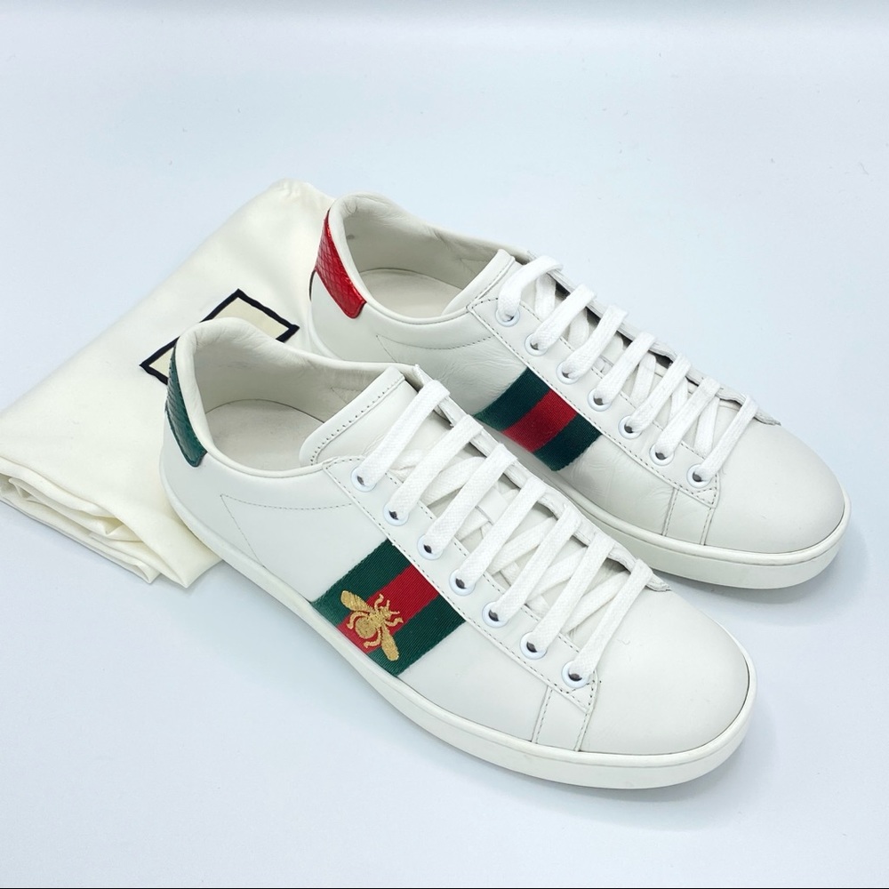 Gucci Ace Sneakers with Bee (Retail: $680)